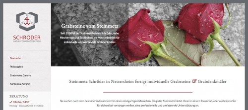 Firmenprofil von: Steinmetz Schröder in Marmagen bei Euskirchen: Natursteine vom Meisterbetrieb