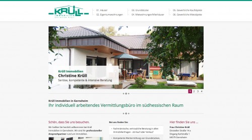 Firmenprofil von: Seriöser Immobilienmakler im Raum Darmstadt: Krüll Immobilien