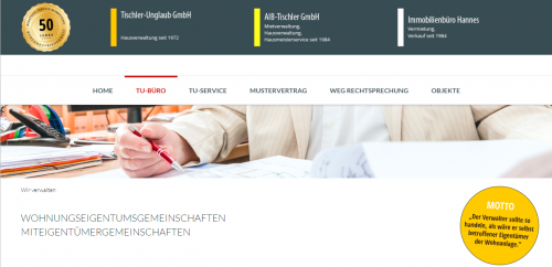 Firmenprofil von: Hausverwaltung Tischler-Unglaub GmbH aus Bayreuth  