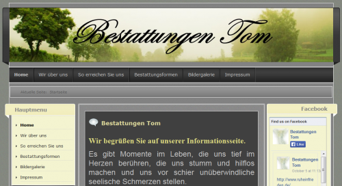 Firmenprofil von: Bestattungsinstitut Tom in Stutensee