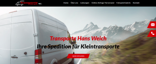 Firmenprofil von: Sicherer Tierversand mit Transporte Hans Weich in Schnaittenbach