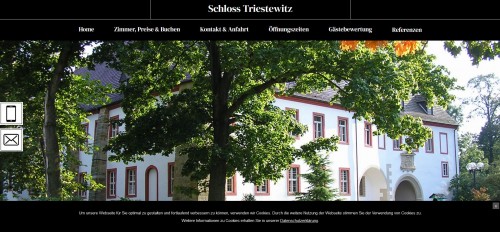 Firmenprofil von: Das Schloss Triestewitz in Torgau - ein Ort zum Träumen