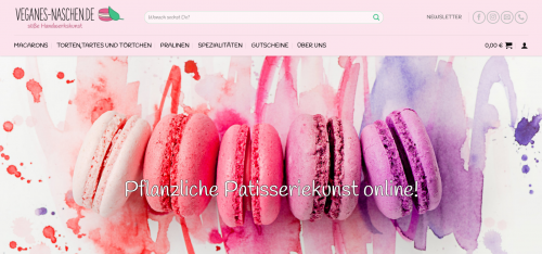 Firmenprofil von: Vegane Macarons online bestellen bei veganes-naschen.de