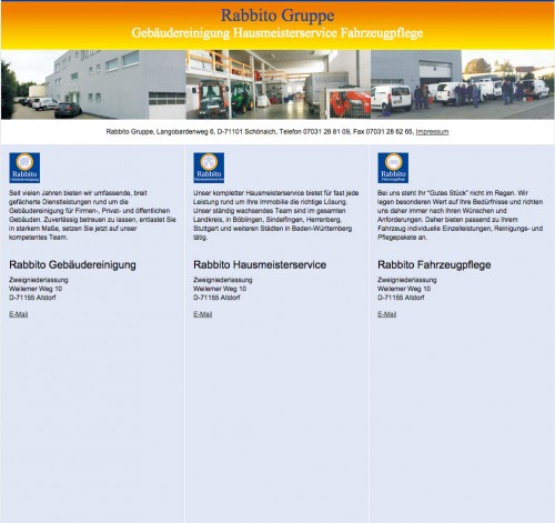 Firmenprofil von: Hausmeisterdienst in Böblingen: Rabbito Hausmeister- u. Gebäudeservice