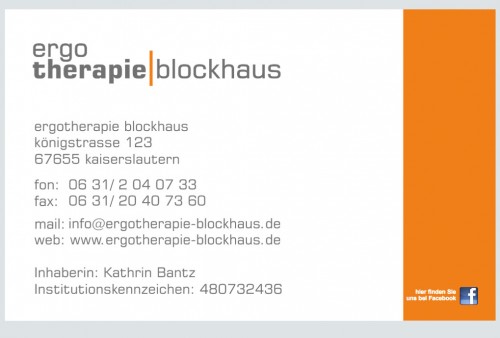 Firmenprofil von: Heilbehandlungen in Kaiserslautern – Praxis für Ergotherapie Blockhaus