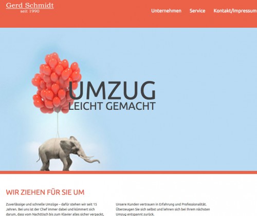 Firmenprofil von: Gerd Schmidt Umzüge und Kleintransporte in Potsdam