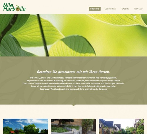 Firmenprofil von: Garten- und Landschaftsbau Nils Harbolla in Osnabrück: Gartenpflege 
