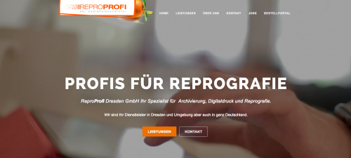 Firmenprofil von: Mediendienstleister ReproProfi Dresden GmbH
