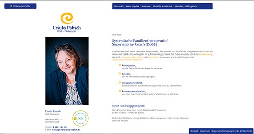 Firmenprofil von: Ursula Pabsch in Eichstätt – Supervision im Gesundheitswesen